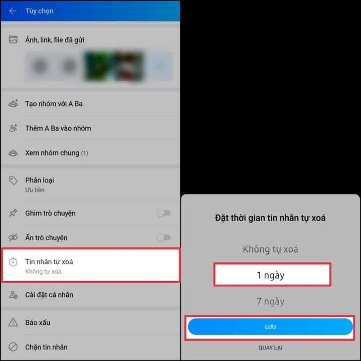 Cách nhắn tin tự xóa trên Zalo cực dễ- Ảnh 2.