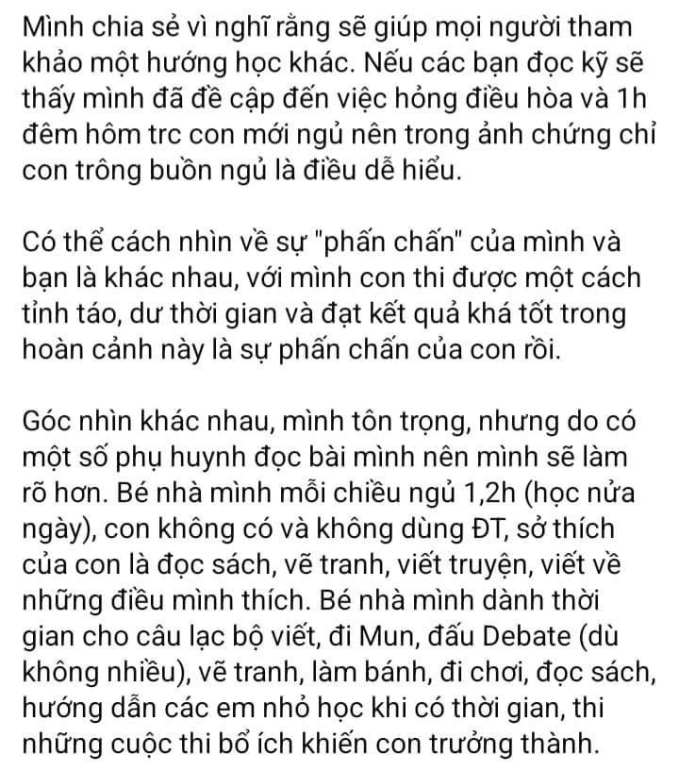 Vụ mẹ khoe con lớp 7 đạt IELTS 8.0 đang gây ồn ào khắp cõi mạng: Diễn biến mới từ nhân vật chính, dân tình nói "bớt thanh minh"- Ảnh 2.