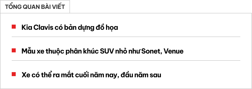 Xem trước Kia Clavis - SUV nhỏ giá rẻ ngang cỡ Sonet, thiết kế cho dân mê địa hình, dễ ra mắt ngay năm nay- Ảnh 1.