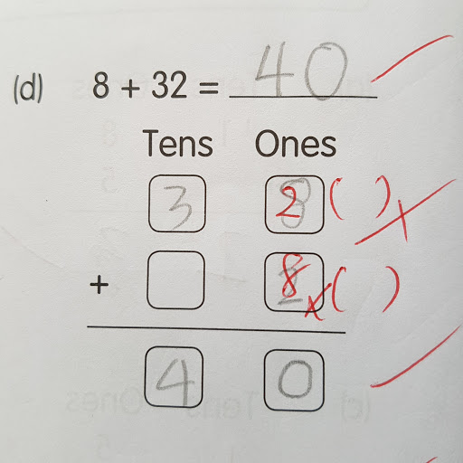 Bài toán gây sóng gió: Con làm "38+2=40" bị gạch sai, cô giáo sửa lại đáp án ĐÚNG thành "40" khiến bố bức xúc đăng đàn bóc phốt- Ảnh 1.