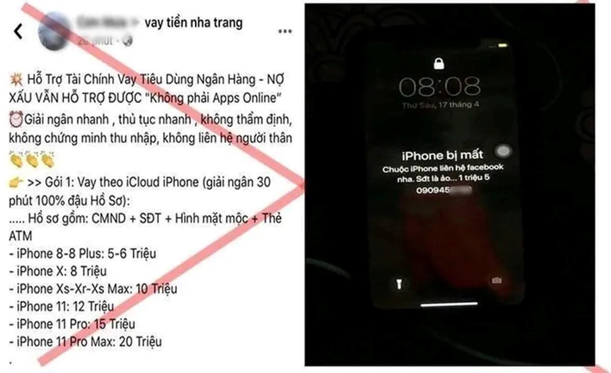 Tái xuất chiêu lừa cho vay tiền qua iCloud làm rò rỉ dữ liệu người dùng- Ảnh 1.