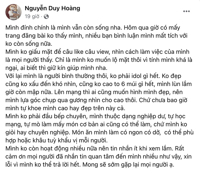 Trước tin đồn "mất tích", YouTuber giấu mặt Nino's Home bất ngờ lên tiếng, chia sẻ thêm về "nhân vật đặc biệt"- Ảnh 2.