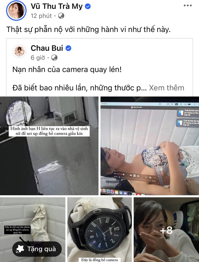 Vụ Châu Bùi bị camera quay lén đang thay đồ: Đỗ Mạnh Cường, Ngọc Mint, Kiều Anh và dàn sao Việt lên tiếng “quá phẫn nộ và đáng sợ!”- Ảnh 1.