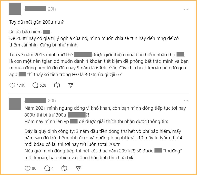 Cô gái kể chuyện “bị lừa 200 triệu” sau 9 năm đóng bảo hiểm: Thực hư thế nào mà khiến cộng đồng chia phe tranh cãi?- Ảnh 1.