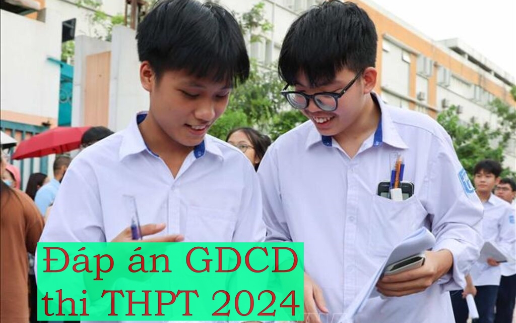 Đề chính thức môn thi Giáo dục công dân THPT quốc gia 2024