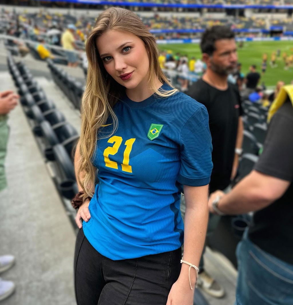 Bạn gái Gabriel Martinelli 'gây sốt' tại Copa America 2024 nhờ vẻ đẹp tựa tiên nữ- Ảnh 5.