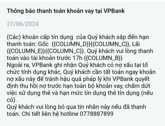 Cập nhật: Lý do nhiều người dùng nhận được thông báo lạ từ ngân hàng chiều ngày 27/6- Ảnh 1.