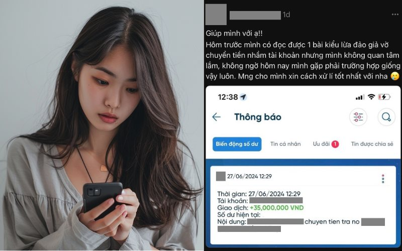 Bỗng dưng "tiền rơi vào tài khoản" do ai đó "chuyển nhầm": Đừng dại mà làm người tốt chuyển lại ngay theo yêu cầu!- Ảnh 1.