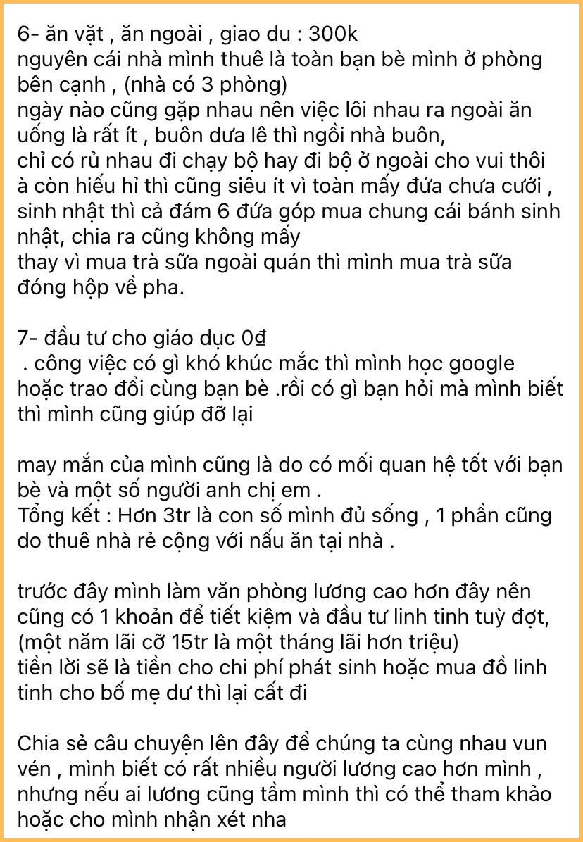 Tiền ăn cả tháng chưa tới 2 triệu, tổng chi tiêu chỉ 4 triệu quay đầu: Ai bảo sống ở thành phố lớn là không tiết kiệm được?- Ảnh 4.