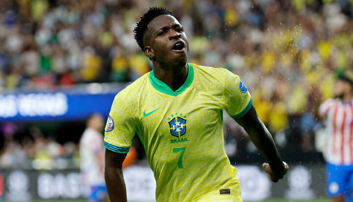 Kết quả Copa America 2024: Vinicius lập cú đúp, Brazil thắng đậm Paraguay- Ảnh 1.