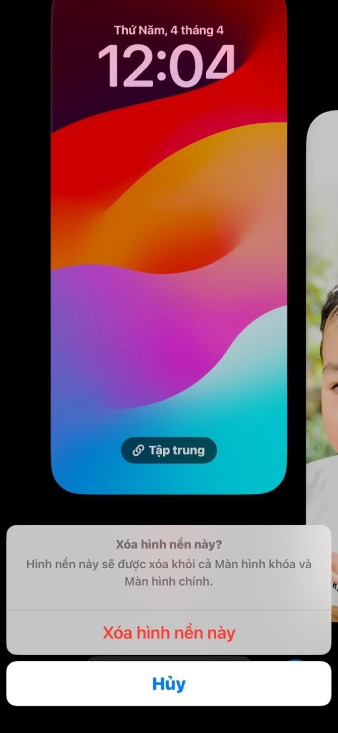 Gợi ý cách xóa hình nền iPhone ngay ở màn hình khoá- Ảnh 2.