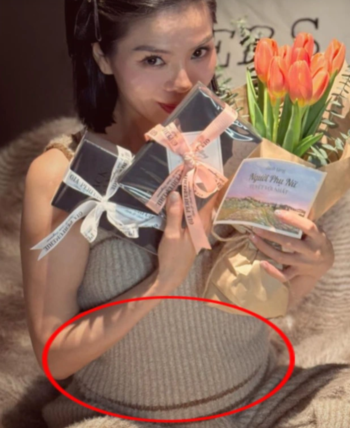 Rầm rộ hình ảnh nghi Lệ Quyên đang mang thai- Ảnh 5.