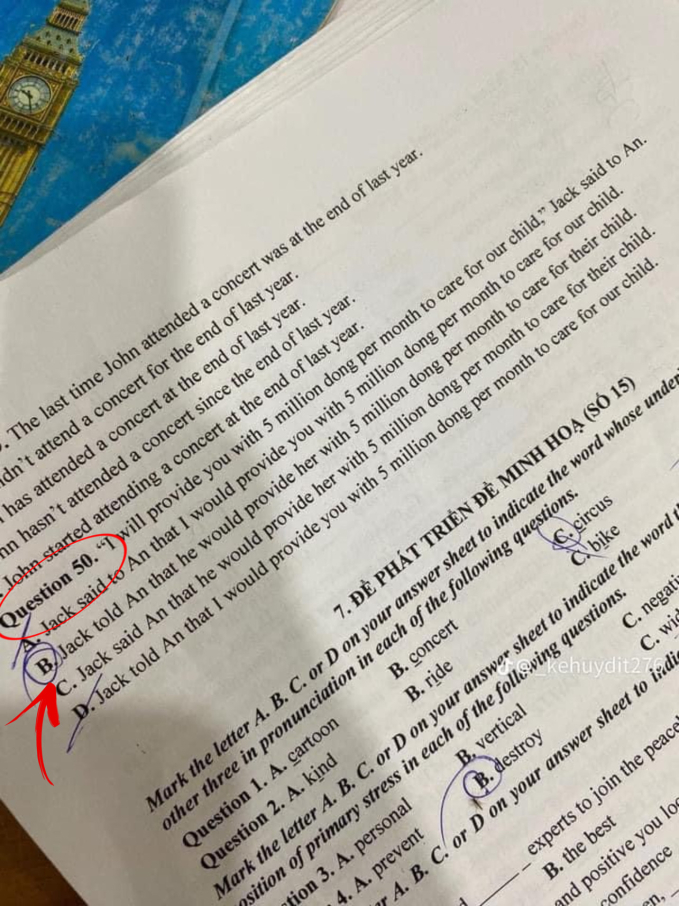 B&ecirc; bối chấn động một thời của Jack xuất hiện trong đề thi?- Ảnh 1.