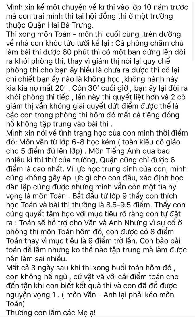 Một tình huống thi vào 10 khiến phụ huynh Hà Nội tranh cãi nhất lúc này: Nhiều người nghi ngờ bịa chuyện, chính chủ phải đưa ra cả "bằng chứng"- Ảnh 2.