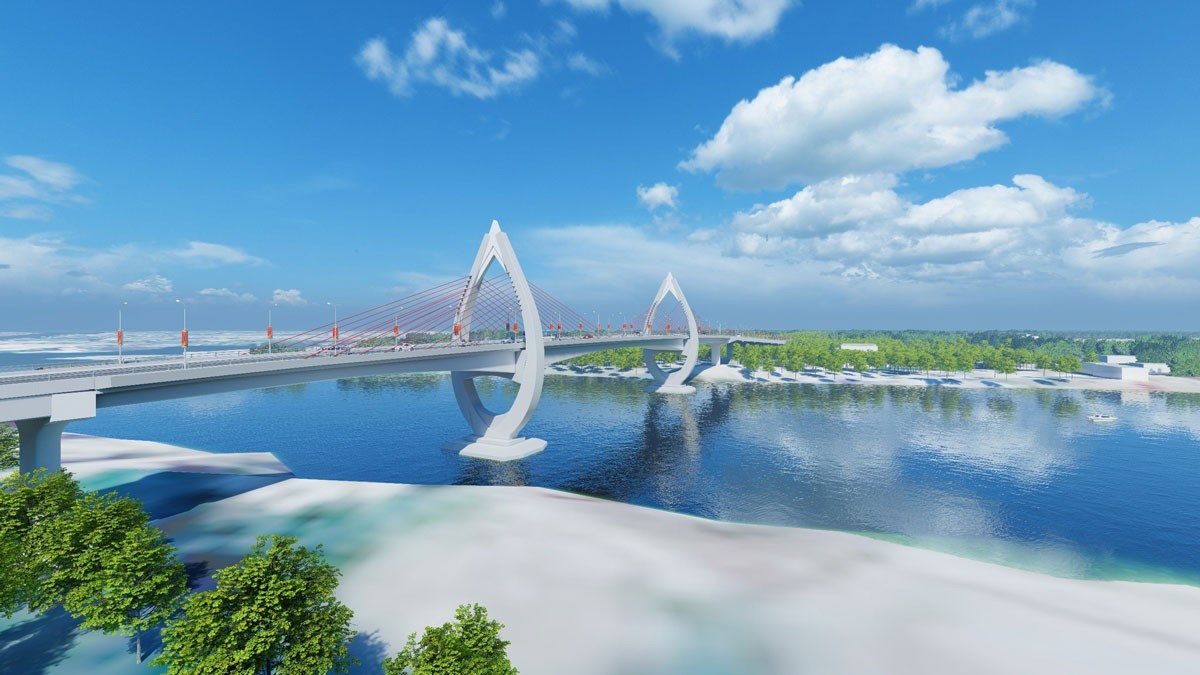 Đằng sau cây cầu dây văng 1.200 tỷ hình búp sen tại Nam Định- Ảnh 1.