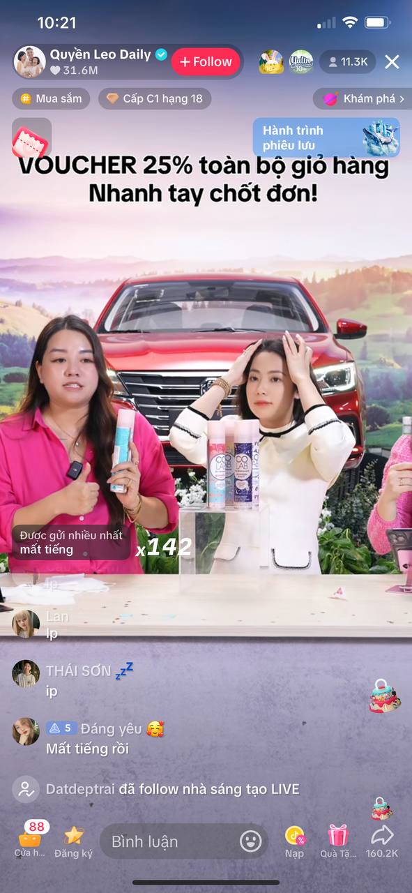 Ngủ 1 đêm dậy, ăn trưa, vẫn thấy Quyền Leo Daily đang livestream: Chính chủ đã thừa nhận thất bại với con số 150 tỷ?- Ảnh 1. Ngủ 1 đêm dậy, ăn trưa, vẫn thấy Quyền Leo Daily đang livestream: Chính chủ đã thừa nhận thất bại với con số 150 tỷ?- Ảnh 1.