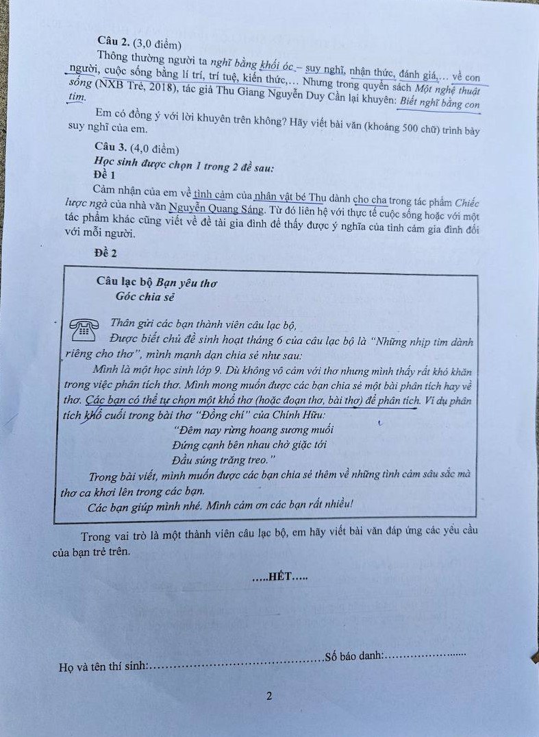 Đề thi Ngữ văn tuyển sinh lớp 10 năm 2024 TPHCM siêu hay: "Nhịp trái tim không dành cho riêng mình" - từ suy nghĩ cá nhân đến cả Trường Sa xa xôi!- Ảnh 2.