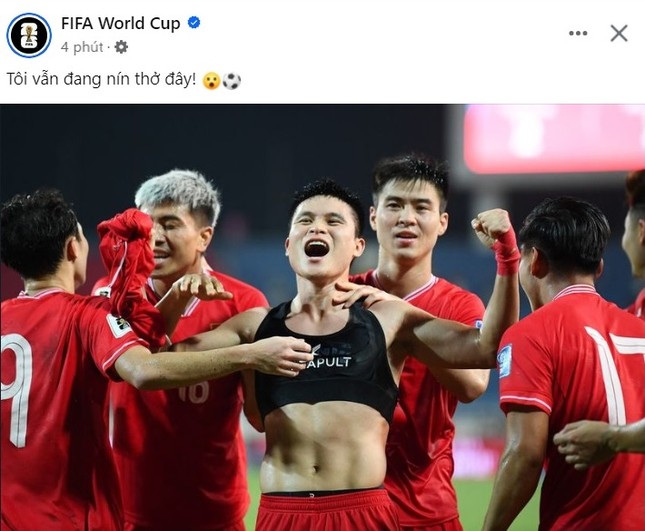 Trang chủ FIFA World Cup ca ngợi chiến thắng của tuyển Việt Nam- Ảnh 1.