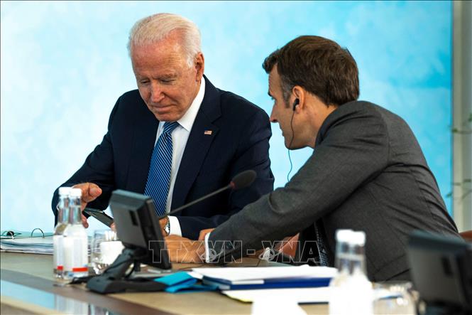 Politico: Tổng thống Biden từng bác bỏ đề xuất của Pháp về việc đưa quân tới Ukraine- Ảnh 1.