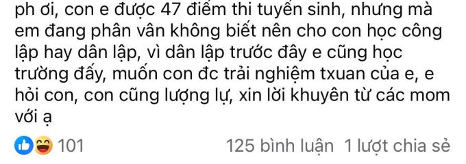 Con thi vào lớp 10 được 47 điểm, bà mẹ ở Hà Nội có quyết định khiến nhiều người sốc: Lần đầu tiên trong đời nghe thấy- Ảnh 1.