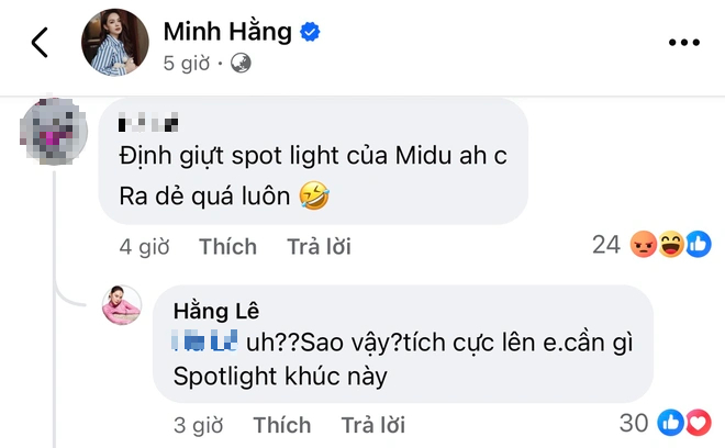 Minh Hằng đáp trả khi bị nói là “con giáp thứ 13” và giật spotlight của Midu- Ảnh 1.