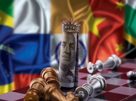 Hội đồng Đại Tây Dương: USD vẫn thống trị kinh tế thế giới, BRICS 'lực bất tòng tâm' phi đô la hóa- Ảnh 1.