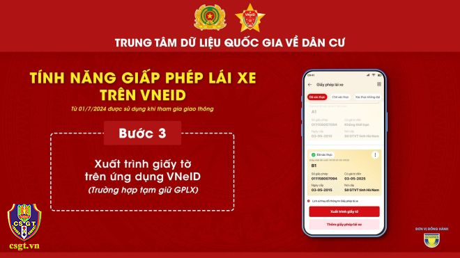 Tài xế đầu tiên ở Hà Nội tạm giữ bằng lái trên ứng dụng điện tử VNeID như thế nào?- Ảnh 4.