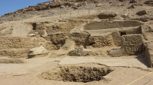 Phát hiện ngôi đền 5.000 năm tuổi dưới cồn cát ở Peru- Ảnh 1.
