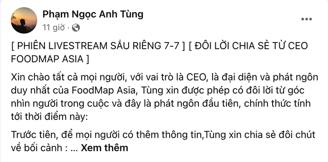 Mới nhất vụ O Huyền Sầu Riêng: CEO nhãn hàng nhận lỗi trong việc chọn người phát ngôn, tiết lộ lượng đơn bị "bom"- Ảnh 1.