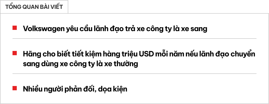 Chỉ bằng cách không cho lãnh đạo dùng xe 'chùa' nữa, hãng xe này tiết kiệm được hàng trăm tỷ đồng mỗi năm- Ảnh 1.