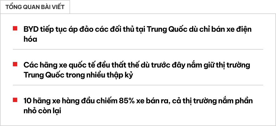 Chỉ có xe điện hóa nhưng hãng xe sắp bán tại Việt Nam này vẫn đứng đầu thị trường lớn nhất thế giới- Ảnh 1.