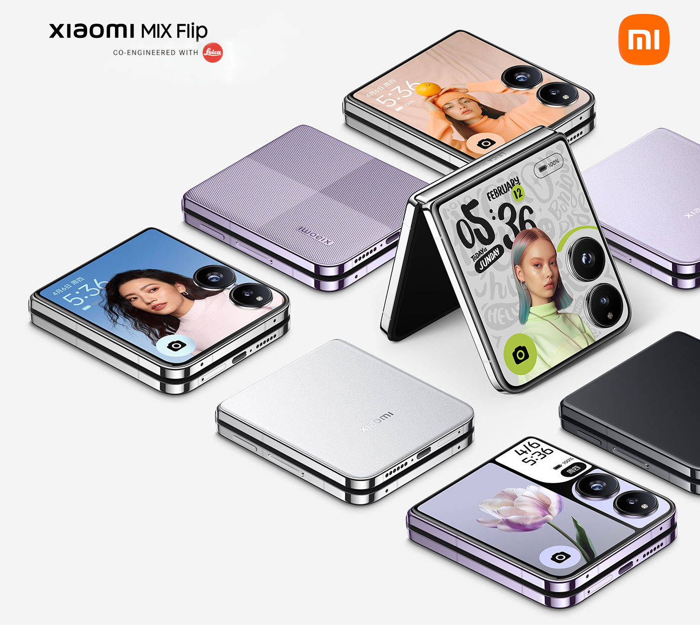 Xiaomi công bố MIX Flip đối đầu Galaxy Z Flip6: Màn hình phụ tràn viền, camera Leica, pin 4.780mAh- Ảnh 1.