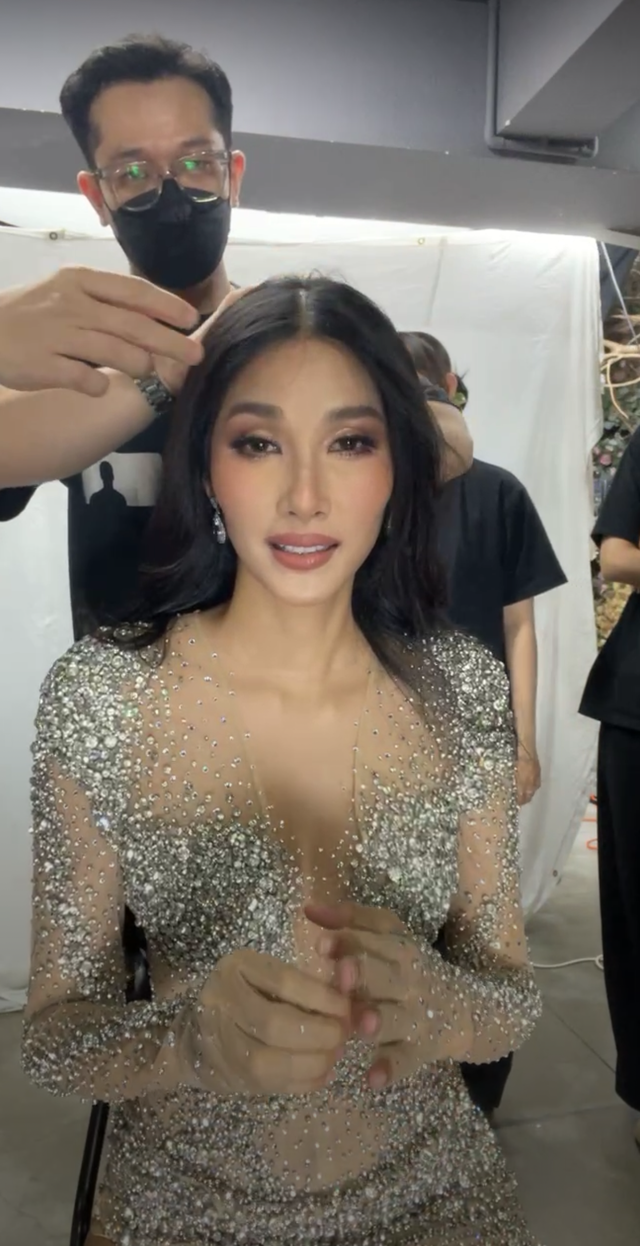 Hoàng Thùy livestream giữa thị phi, Miss Universe Vietnam liền có hành động cực gắt!- Ảnh 1.