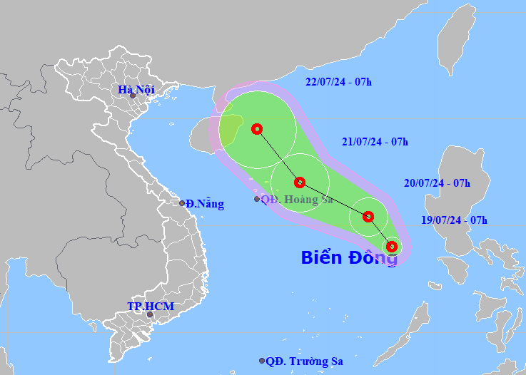 Biển Đông xuất hiện áp thấp nhiệt đới- Ảnh 1.