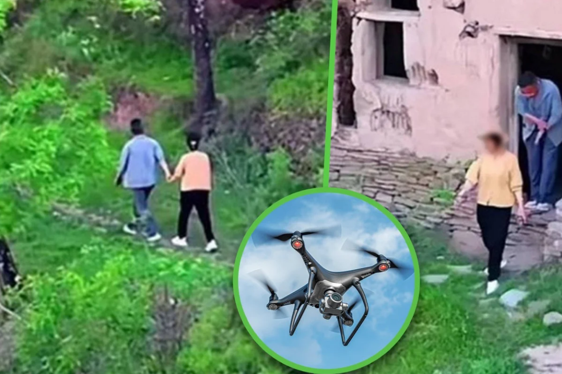 Thấy vợ lạnh nhạt cả năm, chồng dùng drone theo dõi, phát hiện vợ nắm tay người đàn ông lạ vào căn nhà hoang suốt 20 phút, đến khi zoom cận mới choáng váng nhận ra sự thật- Ảnh 1.