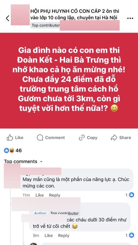 Hàng trăm phụ huynh Hà Nội có con đăng ký thi trường công lập này đang VUI NHƯ TẾT: Trường top bỗng lấy điểm chuẩn như trường làng!- Ảnh 3.