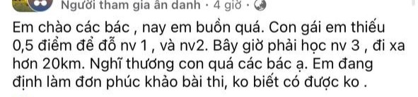 Điều khiến nhiều phụ huynh và học sinh Hà Nội HỤT HẪNG nhất lúc này, chỉ vì 0,25 điểm mà tương lai không biết đi đâu về đâu- Ảnh 2.