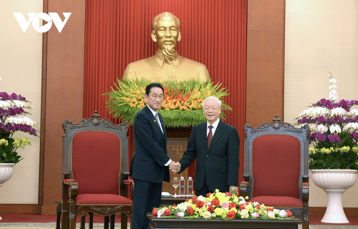 Một số hình ảnh Tổng Bí thư tiếp nguyên thủ và lãnh đạo các nước tại Hà Nội- Ảnh 13.