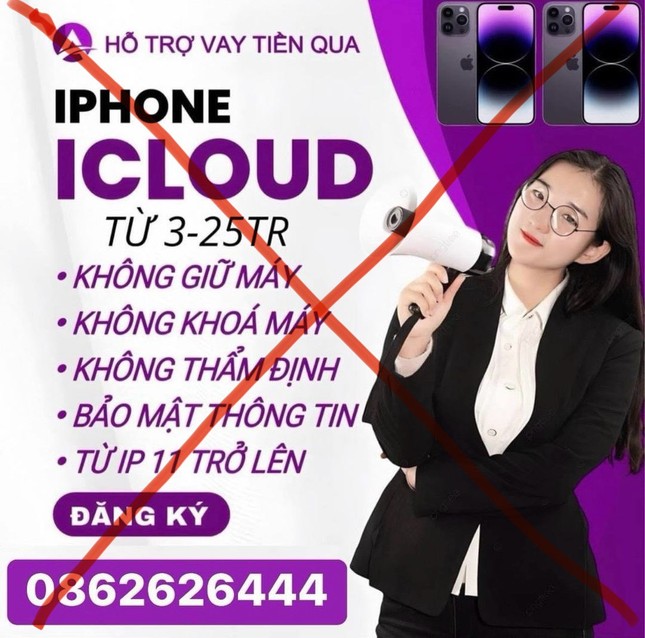 Nhiều người sập bẫy vay tiền qua iCloud- Ảnh 2.