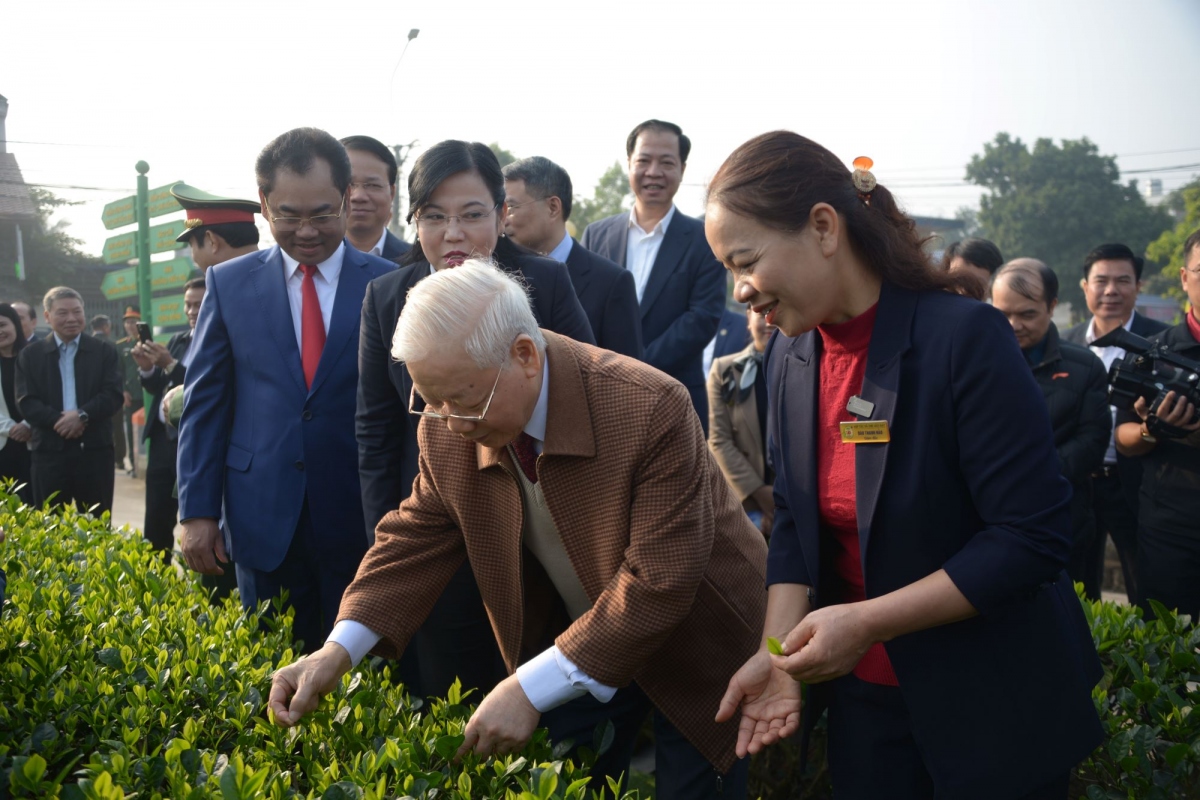 Hình ảnh gần gũi, giản dị của Tổng Bí thư trong các chuyến công tác địa phương- Ảnh 8.