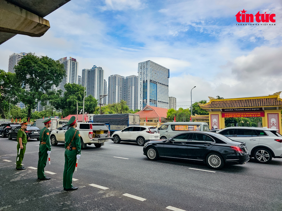 Bảo đảm an ninh tuyệt đối Lễ an táng Tổng Bí thư tại Nghĩa trang Mai Dịch- Ảnh 17.