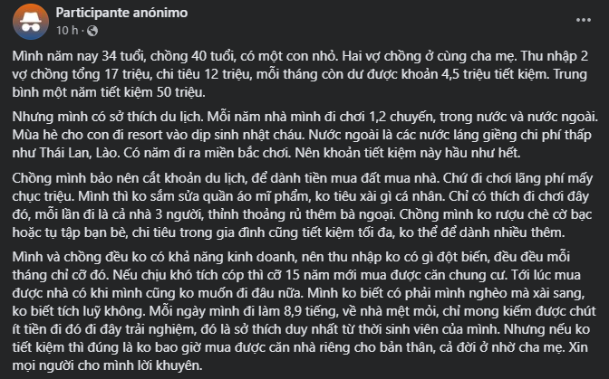 Cô vợ trẻ gây hoang mang vì thu nhập 17 triệu, tiết kiệm được 50 triệu/năm nhưng toàn tiêu hết để đi du lịch- Ảnh 1.