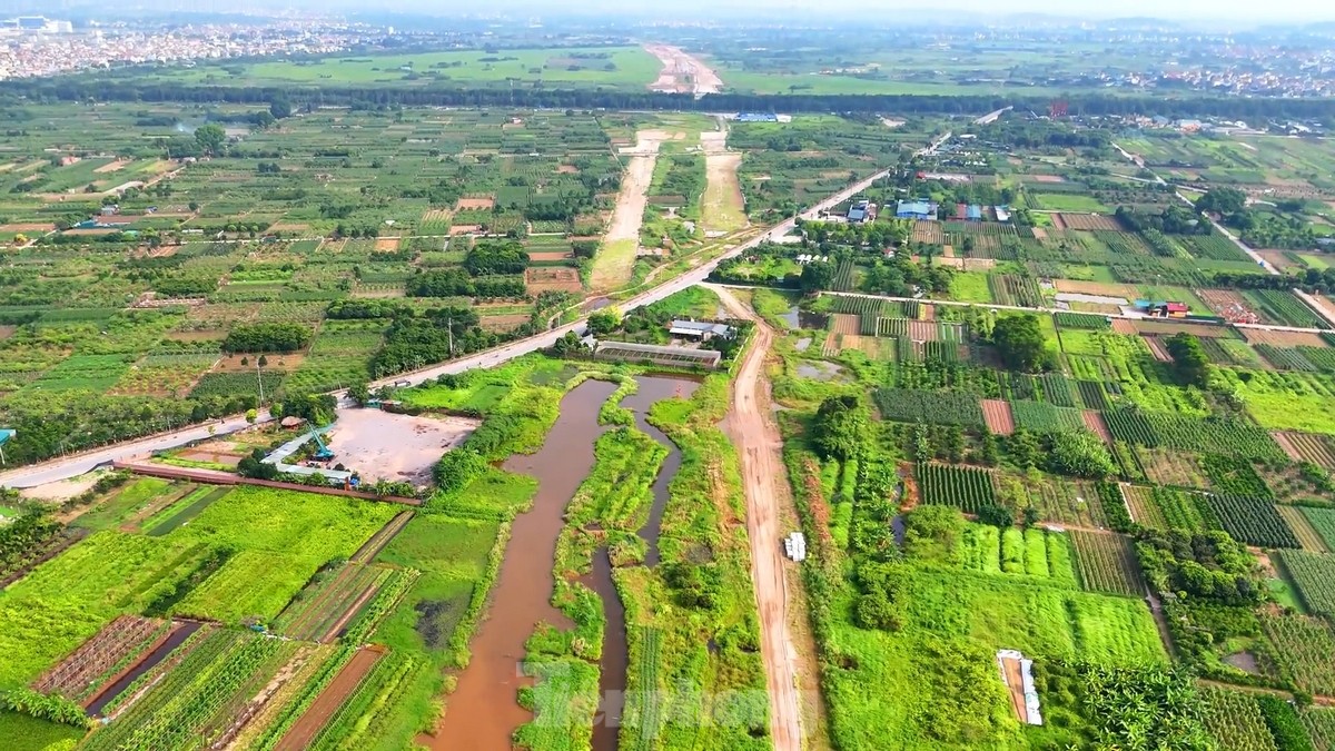 Toàn cảnh đường Vành đai 4 vùng Thủ đô khu vực phía Tây Hà Nội sau gần một năm thi công- Ảnh 11.