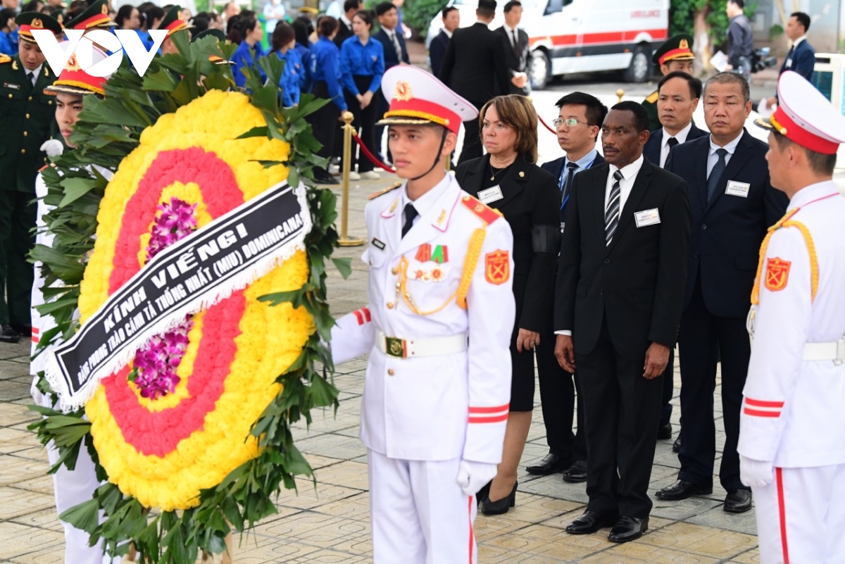 Lãnh đạo Trung Quốc, Nga, Lào và nhiều đoàn ngoại giao viếng Tổng Bí thư Nguyễn Phú Trọng- Ảnh 9.