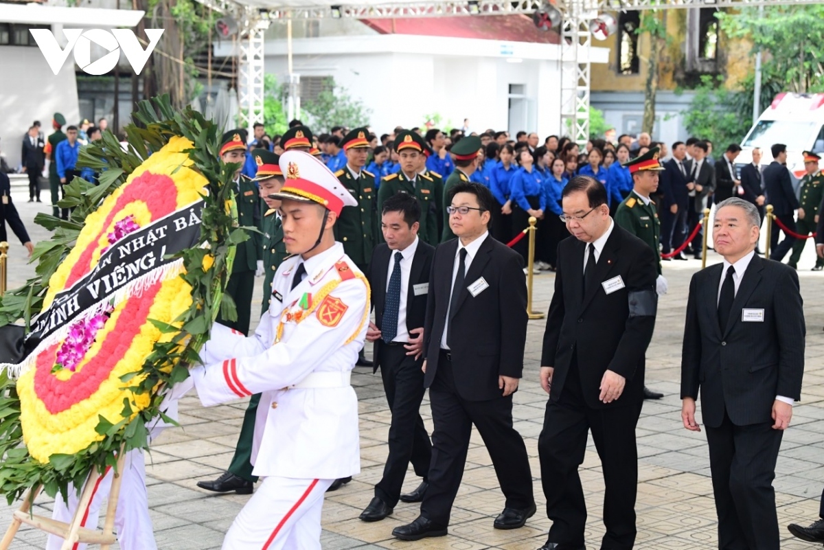 Lãnh đạo Trung Quốc, Nga, Lào và nhiều đoàn ngoại giao viếng Tổng Bí thư Nguyễn Phú Trọng- Ảnh 6.