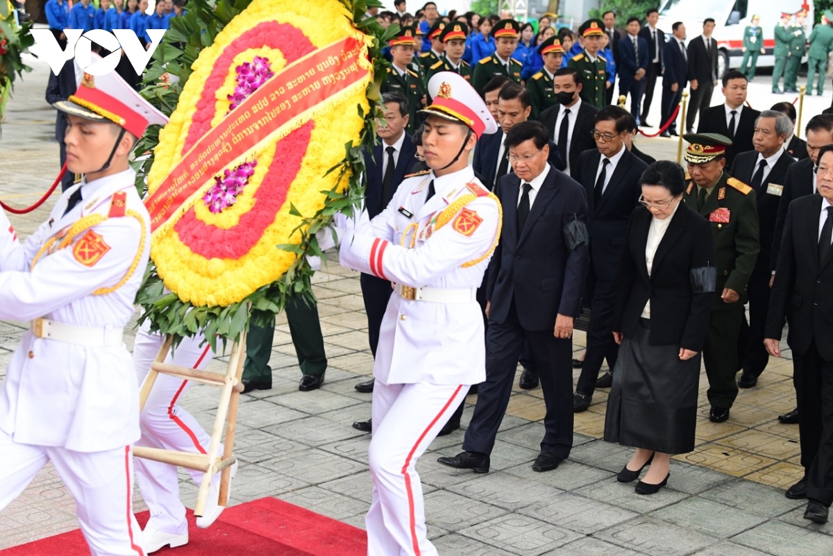 Lãnh đạo Trung Quốc, Nga, Lào và nhiều đoàn ngoại giao viếng Tổng Bí thư Nguyễn Phú Trọng- Ảnh 2.