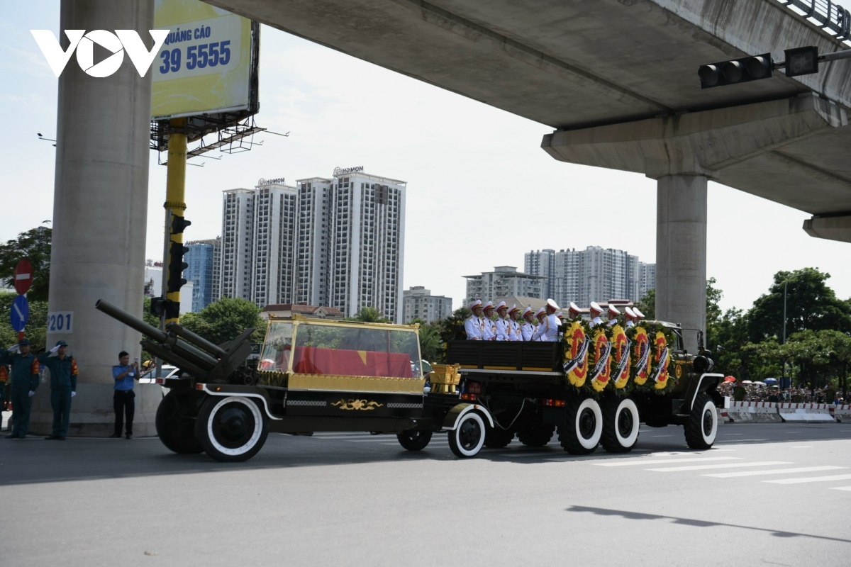 Tường thuật Lễ truy điệu, Lễ an táng Tổng Bí thư Nguyễn Phú Trọng- Ảnh 10.