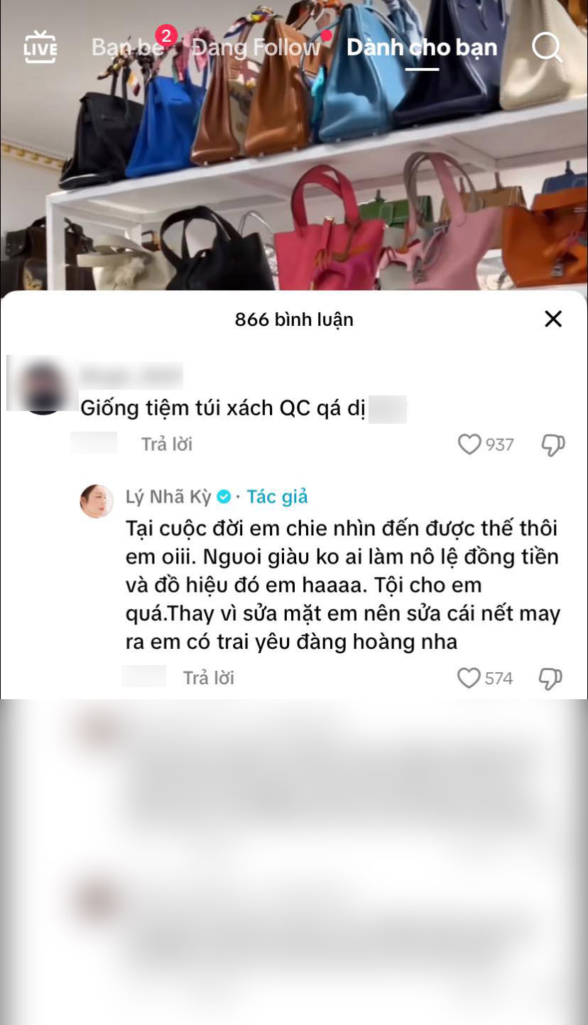 Lý Nhã Kỳ "combat" cực căng với netizen khi mỉa mai khoe túi hiệu mà như hàng chợ- Ảnh 2.