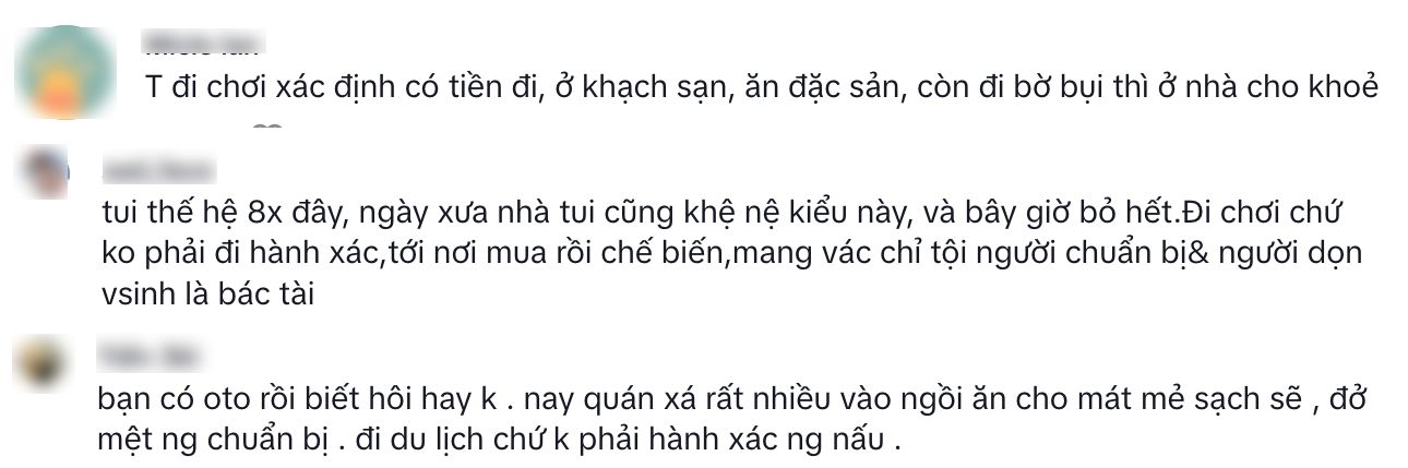 Gia đình 29 người đi du lịch mang cơm theo ăn suốt dọc đường, người cảm động, người lại chê: "Ở nhà cho khoẻ"- Ảnh 7.