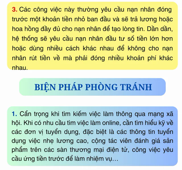 Dấu hiệu nhận diện và biện pháp phòng tránh lừa đảo tuyển dụng cộng tác viên online- Ảnh 2.